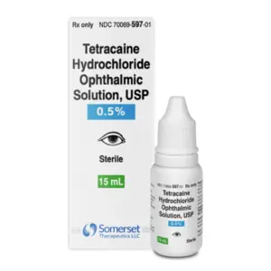 Tetracaine 0.5% 15ml Somerset NDC 70069059701