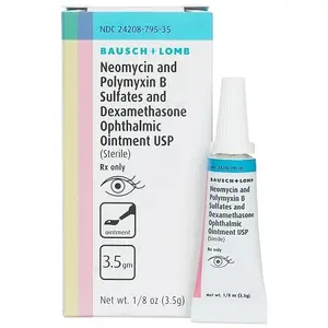 Neomycin/Polymyxin B/Dexamethasone Ointment 3.5gm - Bausch & Lomb