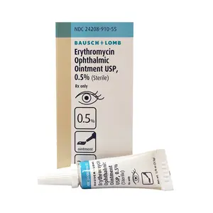 Erythromycin Ointment 0.5% 3.5gm - Bausch & Lomb
