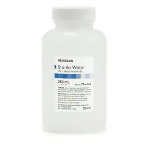 250 mL Bottle Of Sterile Water - Irrigation