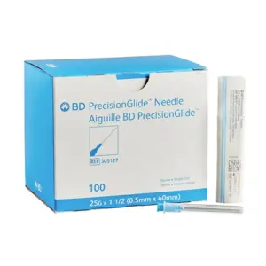 25g 1.5in Hypodermic Needle