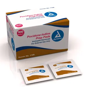 Dynarex Medium Povidone Iodine Prep Pads