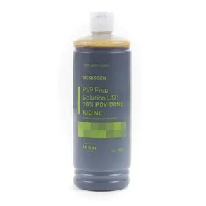 Povidone Iodine 10%, 16 oz. Bottle