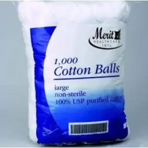 Cotton Balls 2000pr/bg NS Med Sold As Per Bag