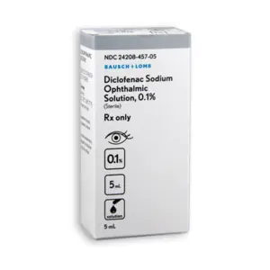 Diclofenac Drops 0.1% 5mL