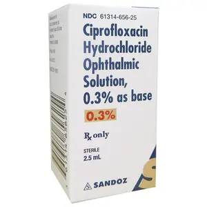 Ciprofloxacin Drops 0.3% 2.5mL