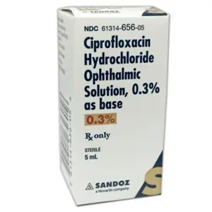 Ciprofloxacin Drops 0.3% 5mL - Sandoz