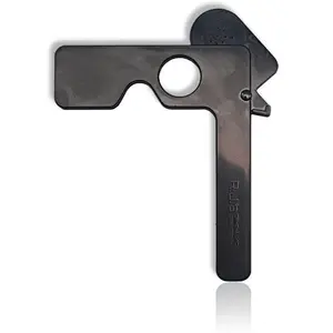 Molded Mask Occluder - Long Straight Handle Pinholes