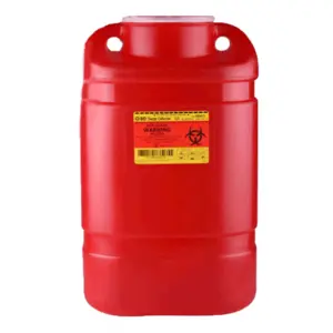 5 Gallon Red Container - Locking Funnel Lid