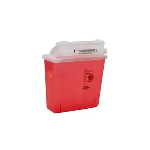 Sharp Container 5qt red translucent w/ lid 8507SA