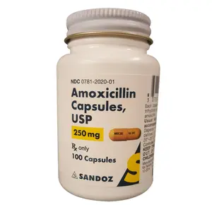 Amoxicillin 250mg - 100 Capsules