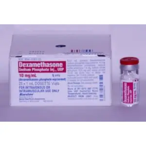 Dexamethasone Injection 10mg/mL 1mL 25/pk Amps NDC 00641036725