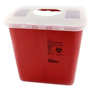 2 Gallon Red Container - Locking Rotor Lid