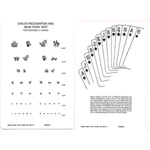 Symbol Test Chart - 10 Foot 9in x 14in