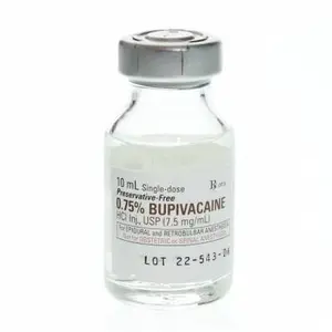 Bupivacaine Injectable 0.75% 10mL Preservative Free
