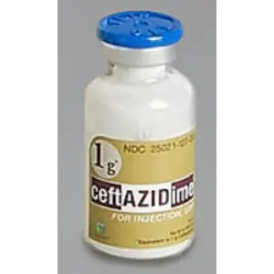 Ceftazidime 1gm, 25's Vials NDC 25021012720