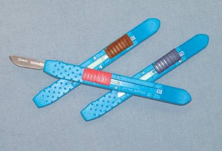 Size 15 Safety Disposable Scalpel, Blade, #15 Safety Scalpel