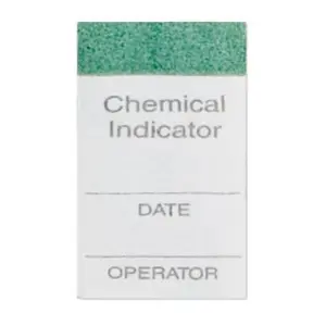 Dry-heat sterilization indicator label - 0.75in x 1.25in