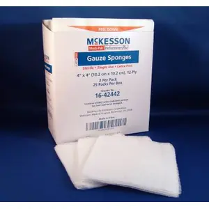 Gauze Pads - McKesson 12 Ply 4in x 4in [AX15277]