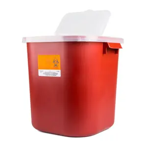 8 Gallon Red Container - Non-Locking Vertical Lid