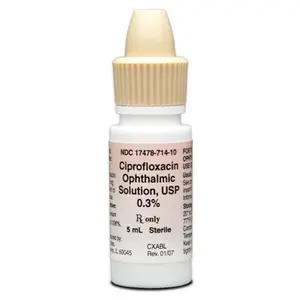 Ciprofloxacin Drops 0.3%, 5mL