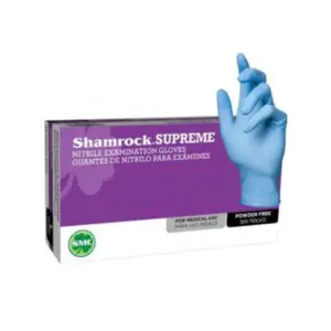 Latex Exam Gloves - Shamrock, Shamrock Latex Glove - Small