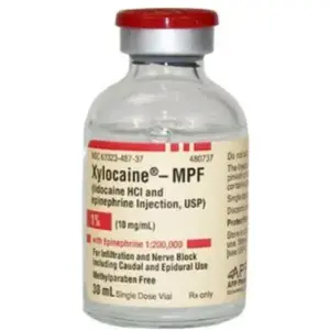 Xylocaine w/epi Injection 1% 30mL 25/pk Vial NDC 63323048737