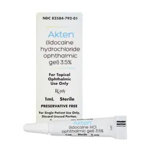 Akten 3.5% 1ml Lidocaine Gel NDC 8258479201