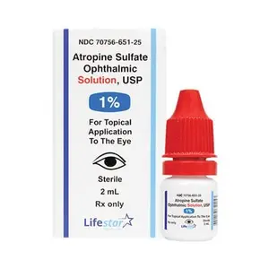 Atropine 1% 2ml Drops NDC 70756065125 Lifestar