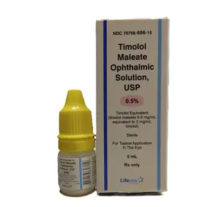 Timolol Mal Ophth Soln 0.5% 5ml Lifestar NDC 70756065615