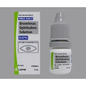 Bromfenac 0.07% 3mL drops NDC 68180043302
