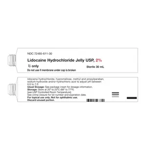 Lidocaine Hydrochloride Jelly USP 2% 30mL Armas NDC 7248561130