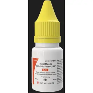 Timolol 0.5% 15mL Caplin NDC 65145015401