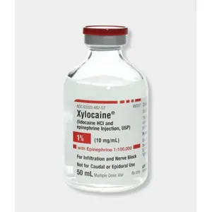 Xylocaine w/epi Injection 1% 50mL 25/pk Vial NDC 63323048257
